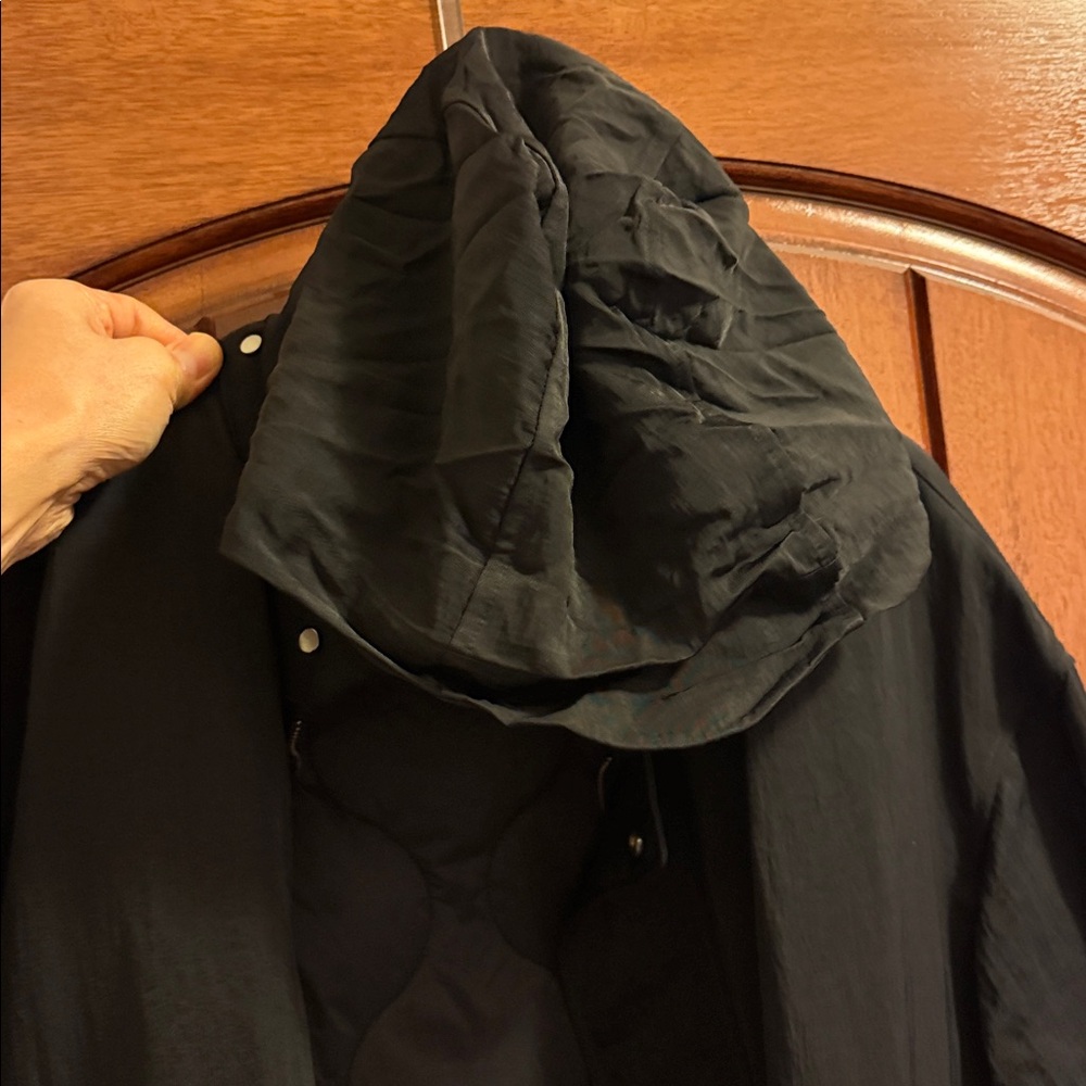Saturdays New York City Black Trench Rain Coat - Picture 12 of 14